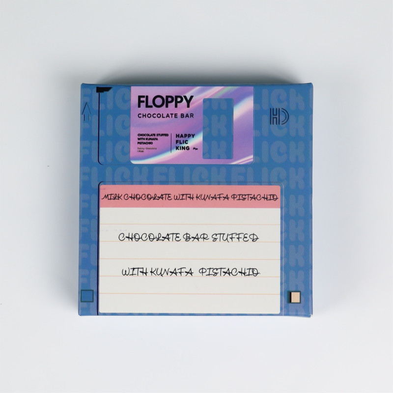 Floppy (Kunafa Pistachio - Milk Chocolate)